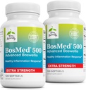 Terry Přirozeně BosMed 500 Extra Strength - Boswellia Serrata Extract Supplement - Dodatek pro zdravou podporu plic - Bylinný dodatek Formule s vysokými úrovněmi AKBA - 120 Softgels (balení po 2)