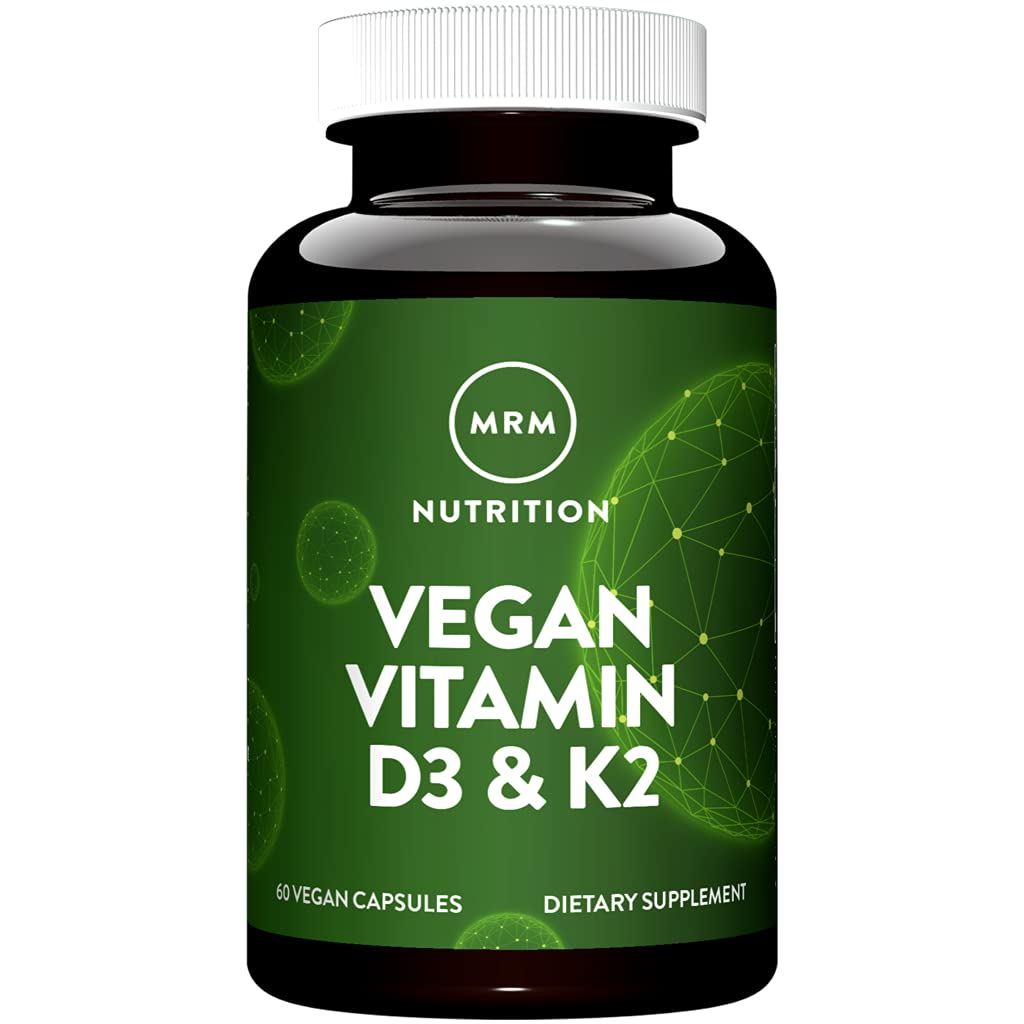 MRM Nuturition Vegan Vitamin D3 & K2 PHARMAN 124; Kost + imunitní zdraví PHARMAN 124; Vyrobeno z lišejníků PHARMAN 124; Podporuje absorpci vápníku 124; Vegan + Vegetarian Friendly PHARMAL 124; 60 Služeb