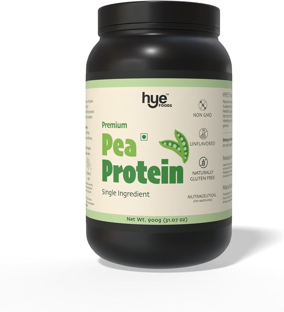 HYE FOODS Premium Pea Powder 124; 2 LB 124; Vegan Protein Powder 124; Gluten Free Off124; Neochucené Off124; Easy to Digest Off124; 100% Peas Off124; 30 Serings