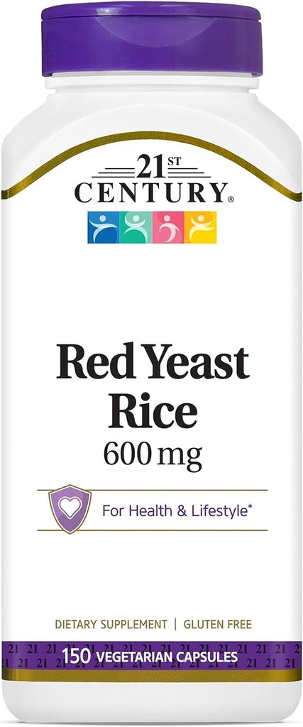 21. Století Red Yeast Rice, 150 Vegicaps