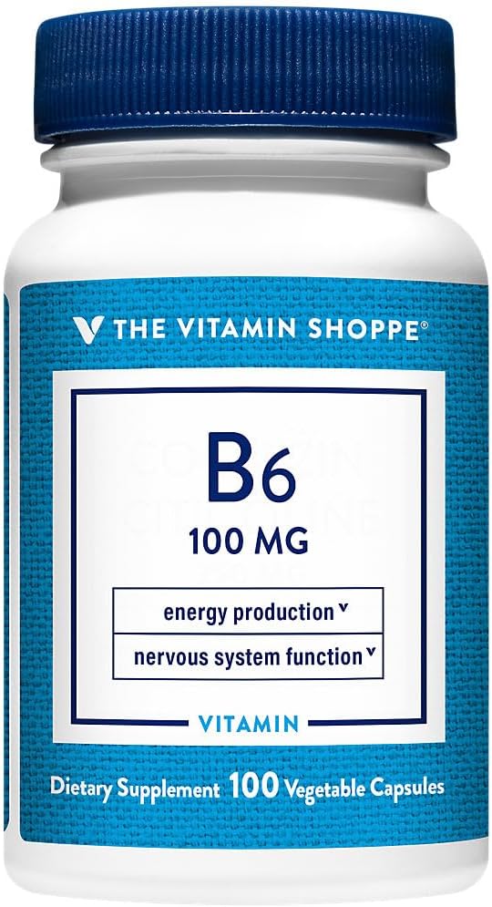 Vitamin Shoppe B6 100MG (100 tobolek)