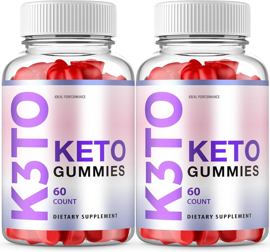 IDEAL VÝKONNOST (2 balení) K3TO. Ketos Gummies K3TO Gummies K3 až Gummies (120 Gummies)