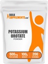 BulkSupplements.com Draslík Orotate Powder - Draslík Supplement, pro Hydratační podporu, Minerální Supplement - Lepek zdarma, 500 mg na Serving, 100g (3,5 oz) (Balení po 1)
