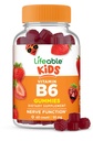 Živý vitamín B6 Gummies pro děti 124; Velký Ochutnávání B6 Vitamíny 50mg Gluten 124; Vegan Non- GMO Gluten zdarma 124; pro Nerve funkce Podpora Gummies 124; 60 Gummies