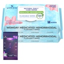 Flusable Hemoroid Wipes S124; Medikované čarodějnice Hazel Wipes Ph Balanced S124; 112 Count Frigance Free Adult Hemoroid Léčba čarodějnic Hazels Wipe for Butt Itch Relief Soothing