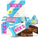 Nick 's Triple Chocolate Protein Bars - 12-Count Box 124; Vysoký protein, Nízké kalorie, Nízké sacharidy, Keto Friendly, No Add Sugar
