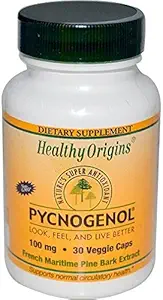 Zdravý původ Pycnogenol - 100 mg - 30 Vegetariánských tobolek