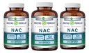 Amazing Applicas NAC 600 Mg CLAS124; N-Acetyl Cysteine Supplement CLAS124; Kapsle CLAS124; Non- GMO CLAS124; Gluten Free CLAS124; Made in USA (3 balení, 250 Počet)