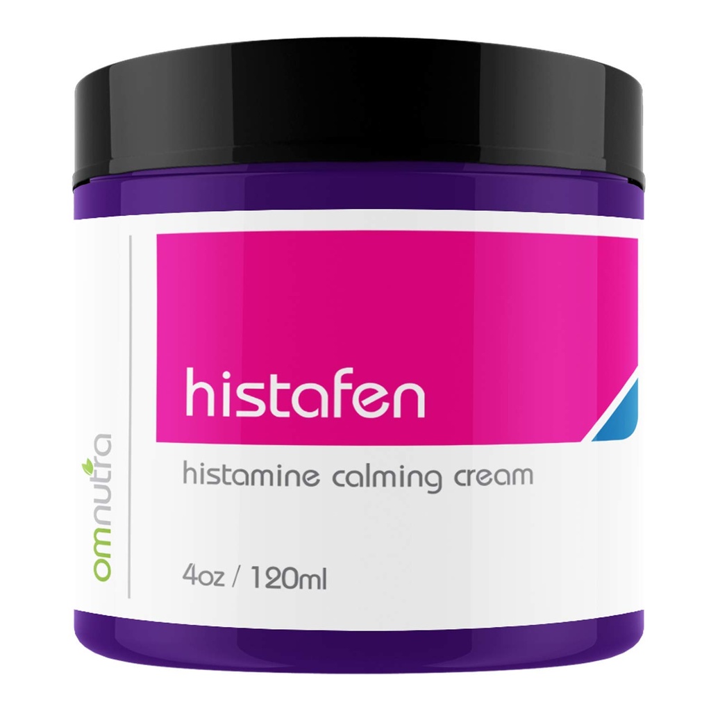 Histafen Antihistamin Itch Calming Cream - 4oz Anti Itch Cream Extra Strength Intensive Healing Lotion Exema Creams for Dospělí a děti s nízkým diamin Oxidase Dao enzyme Mast Cell Activating Syndrom