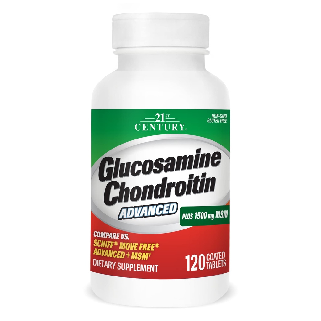 21. Století Zdravotní péče Glucosamine Chondroitin Advanced 120 Tabs (27291)