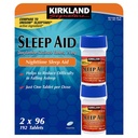 Cos7 Kirkland Signature Doxylamin Succinate Tablety, 25mg Nighttime Sleep Aid - 2 X 96 Tablety (192 Tablety Celkem)