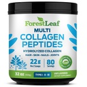 Kolagen Peptides Powder Neochucené - Hydrolyzované bílkovinné bílkoviny typu 1, 2 & 3 - Grass Fed Keto Kolagen Powder for Women & Men - Vital Vlasy, kůže, nehty, spojky, zotavení, 11g per Serving