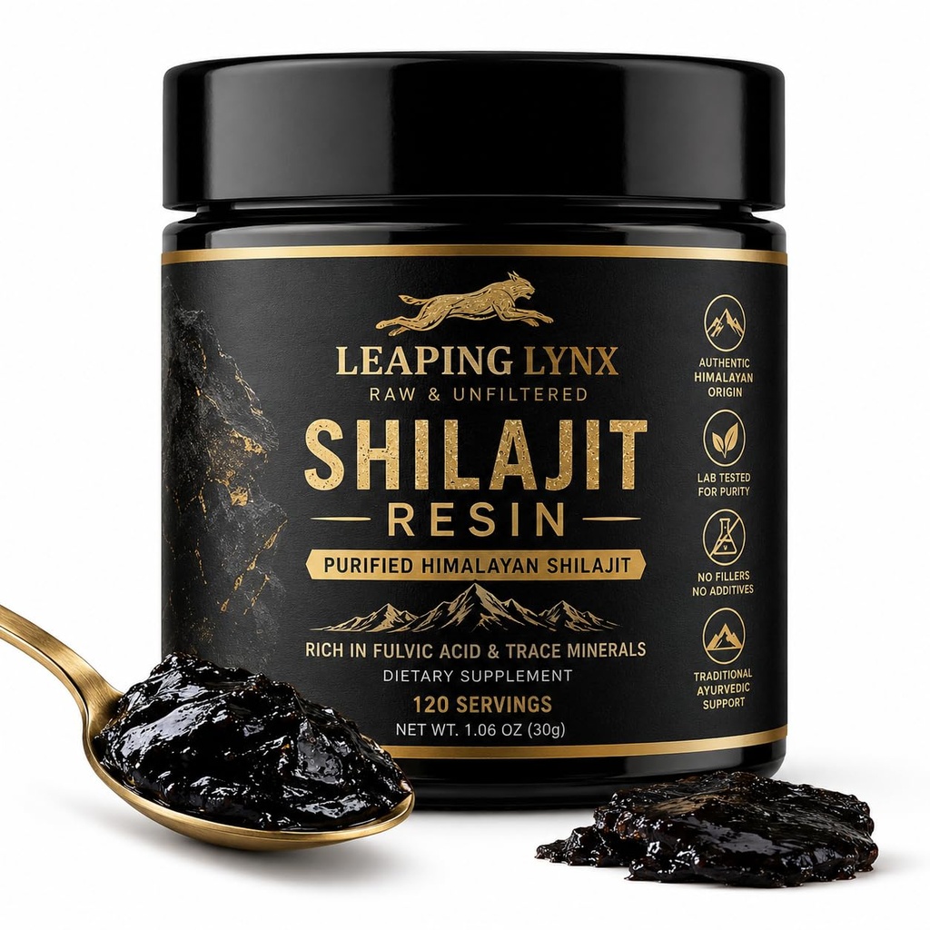 Himalayan Shilajit Resin [1 000 mg] Pure Shilajit Organic Natural Affair124; Př Stopové minerály