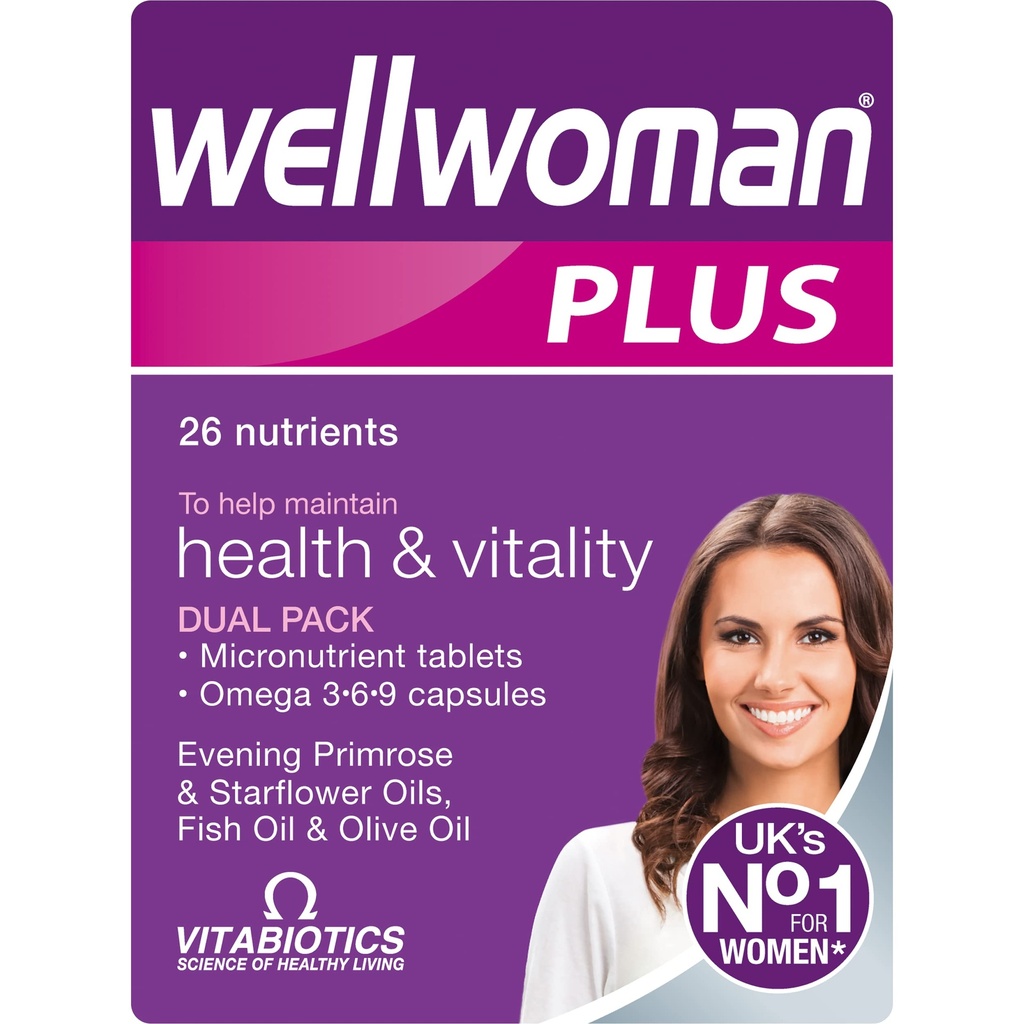 Vitabiotika Wellwoman Plus tablety 56 tobolek