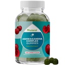 Calming Ashwagandha Gummies for Men and Women - 750mg Ekvivalentní od 30: 1 Root Extract with Zinek and Vitamin D - Chutné Adaptogen Stress Gummies for Dospělí na podporu energie a nálady (90 Služeb)