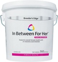 Breeder 's Edge in Between for her, Daily Multivitamin for Breeding Dogs and Cats, Fills Nutritional Gaps, and Supports Moms in Between Breeding, 360 ct Cat & Small Dog