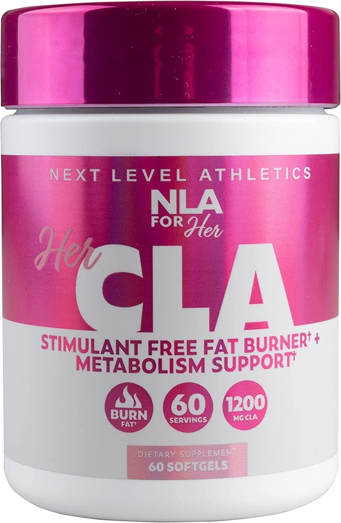 NLA Pro její CLA, 1200 mg, 60 Počet - žádný kofein nebo stimulanty, AIDS v spalování tuků, zvýšení metabolismu, zvyšuje imunitní systém, zvyšuje sílu a vytrvalost, Calorie Burn s Omega 6-mastné kyseliny