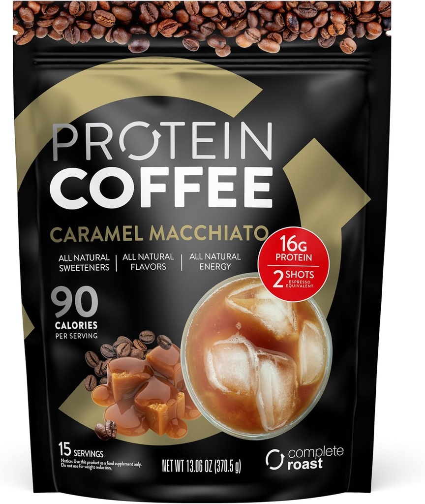 Kompletní pečený karamel Macchiato káva protein