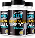 (3 Pack) Roztržené Keto pilulky, Premium Keto Short Weight Loss Kapsle, Všechny přírodní Keto dodatek k podpoře Fitness a Body Cíle, Oficiální Shredded Keto Recenze (180 Kapsle)