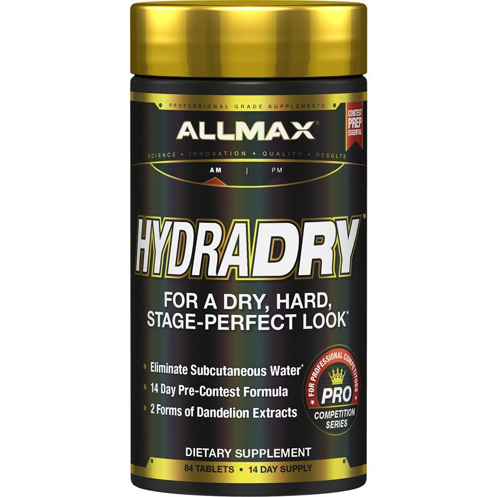 ALLMAX Nutrition Hydradry, 14- Day Pre- Contest Water Loss System, 84 Tablet