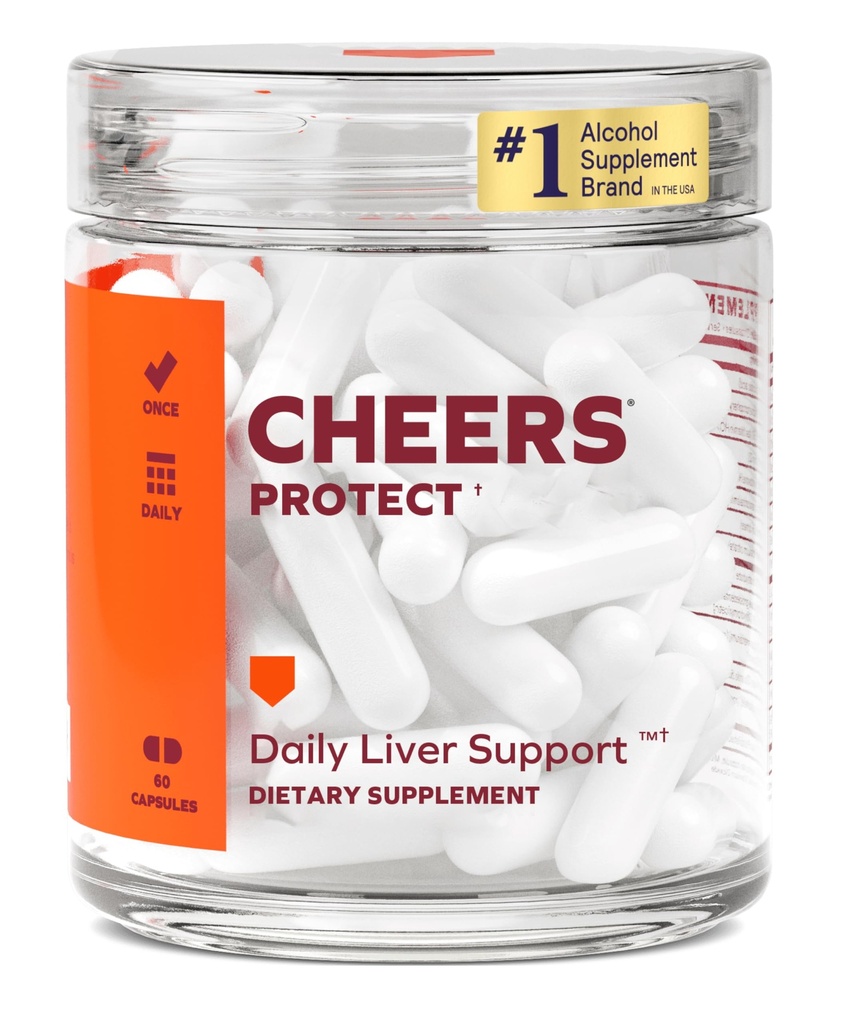 Na zdraví chránit 124; Denní doplněk jater pro Drinkers s L- cystein + DHM 124; Zvýšení hladiny glutathionu cr124; 30 dávek cr124; cystein, dihydromyricetin, Mléko Thistle, Pikantní hruška, B- Vitamíny, Zázvor