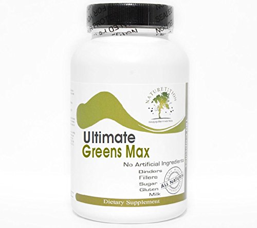 Ultimate Green Max - Kelp Bladderwrack Dulse Clubmoss Irish Moss Gentian ~ 90 Kapsle - Žádné přísady ~ Naturetition doplňky
