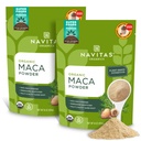 Navitas Organics Maca Powder, 16oz. (2- Pack), 181 Servings - Organic, Non-Gmo, Low Temp-Sured, Gluten- Free, Light Brown