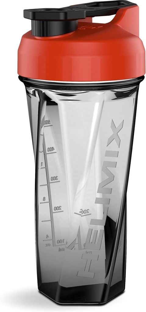 HELIMIX 2.0 Vortex Mixér Lahvička, 29 Fluid Ounces, Plastic, No Shaking Příslušenství potřebné, Odolnost proti zápachu, Leak Proof, Trvalý, Snadný k čištění, Pevná smyčka pro dopravu