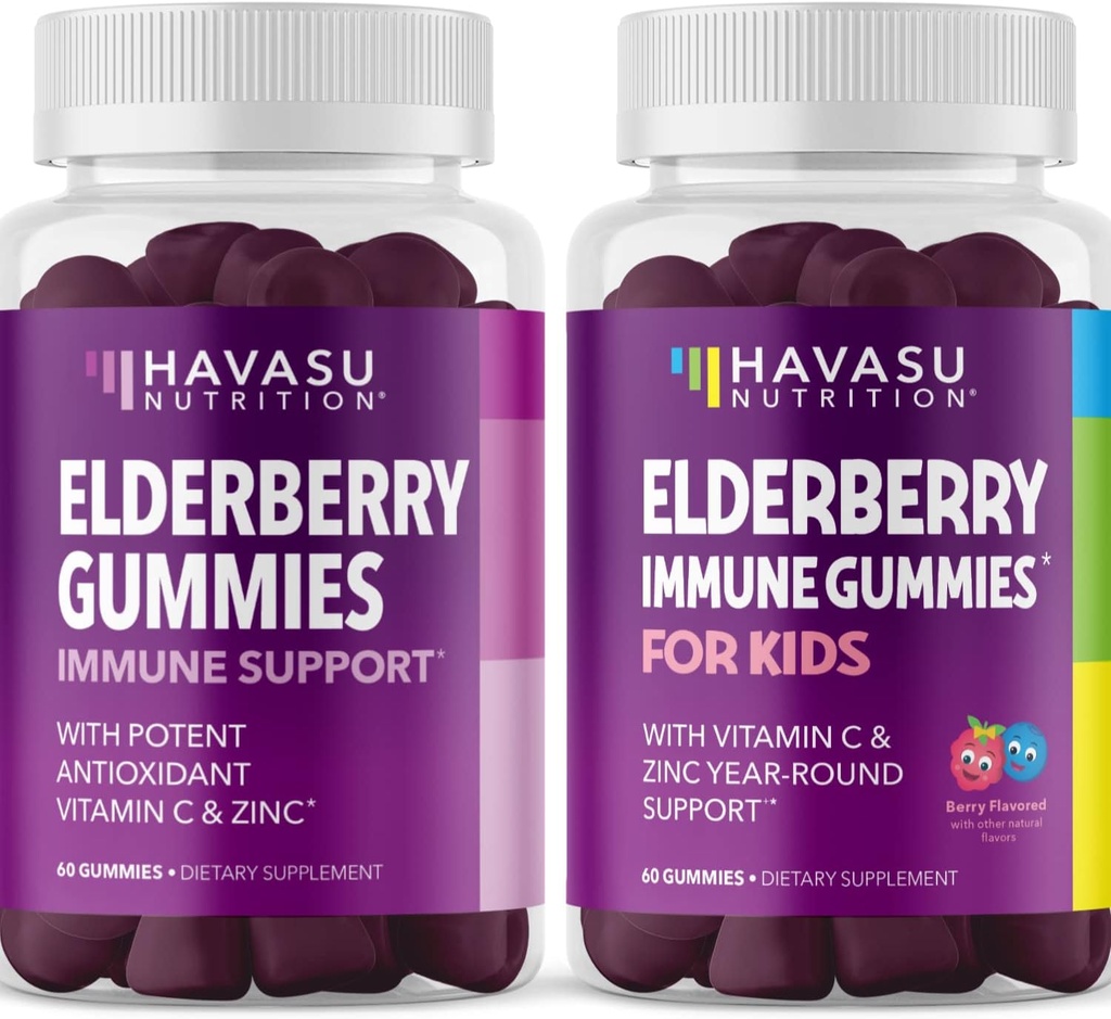 Rodinné bezinky gumové se zinkem a vitamin C Bylinné doplňky Ingredience pro potent antioxidant Podpora imunitní obrany (Dospělí a děti)
