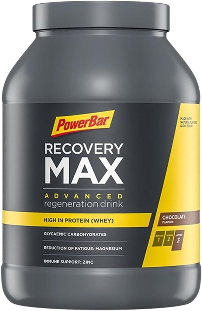 PowerBar, RecoveryMax, Drink Mix, Čokoláda, Jar, 13 Služeb