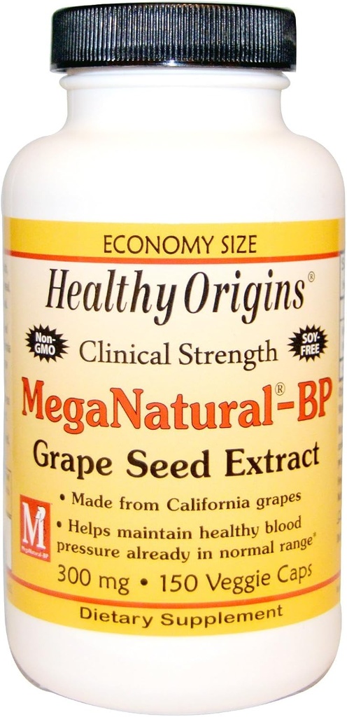 Zdravý původ Mega Natural- BP Grape Seed Extract - 300 mg - 150 Kapsle