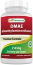Nejlepší Naturals DMAE dodatek 250 mg 180 Kapsle - Dimethylaminoethanol Bitartate