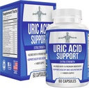 All- in-1 Acid Cleanse Support Supplementary with 14 Active Ingredients Application 124; Daily Detox & Flush Support Applications 124; Supplementary Uric Acid Health Supplementary for Men & Women Applications 124; 60 Kapsle