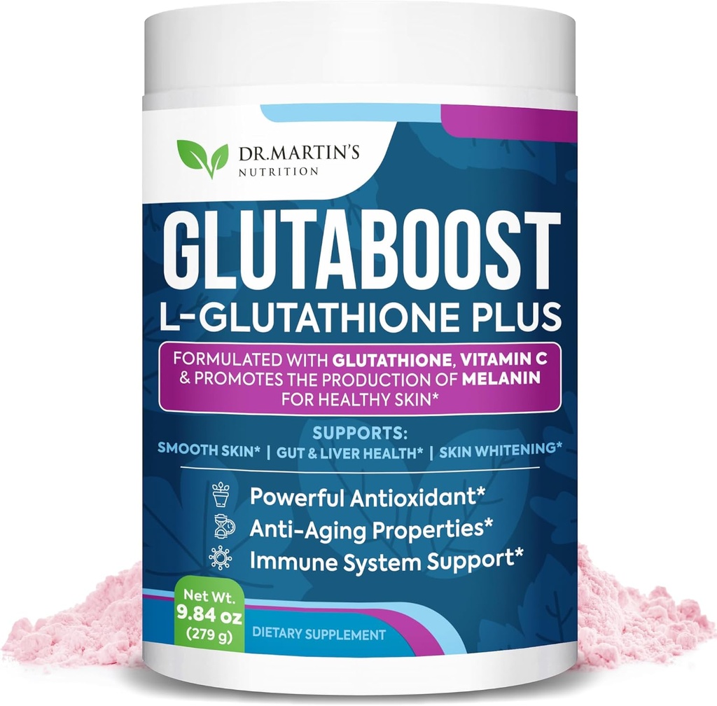 6970mg Glutathione prášek pro bělení kůže zvýšený o kolagen a vitamín C 124; Zjasňuje kůži a snižuje pigmentaci 124; Anti- Aging Formule PHAR124; Výkonný antioxidant PHAR124; Podporuje imunitní, Gut & jater zdraví