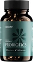 BIOMA Probiotika pro řízení hmotnosti a trávicí zdraví, 3 v 1 Gut zdraví Probiotika a Prebiotika / Postbiotika, Pomalé uvolnění Synbiotické Probiotické kapsle pro Gut zdraví Multi enzym (60 Caps)