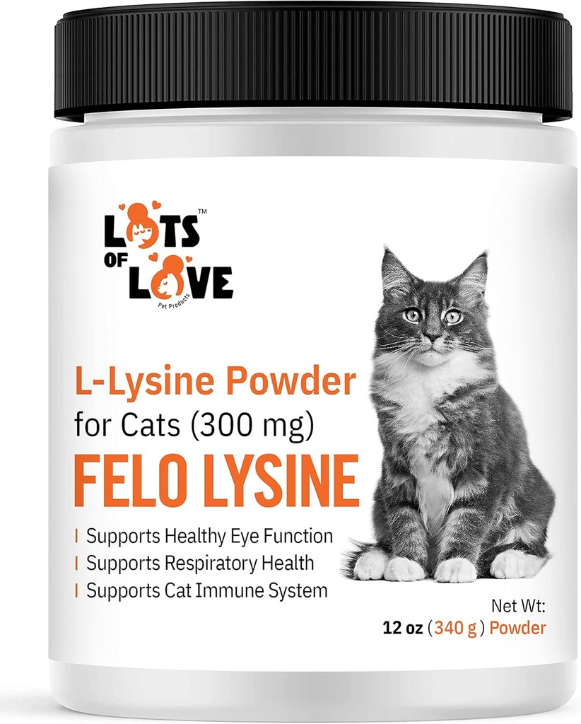 FELO LYSINE - L- lysinový prášek pro kočky 300 mg (Thomas Pet dříve), 12 oz