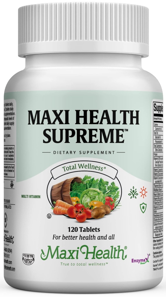 Multivitamin pro muže a ženy - Nejvyšší vysoká potence Denní Multi s minerály, CoQ10 & Antioxidanty - Energie, imunitní podpora, Kost, Srdce & Wellness - Vitamin A, C, D, E, B12, B6 & Biotin 120 Tablet