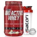 iSatori Bio- Active Whey Protein Powder - Vanilla Swirl (30 Servings) & iSatori Classic Milender Lahvička (Čirá láhev s červeným vrškem)