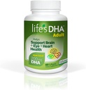 Life 's DHA All- Vegetarian DHA Dietní dodatek Podporuje zdravý mozek, oči a srdce, Non- GMO od udržitelného rostlinného zdroje 200 mg DHA Omega-3 60 Softgels