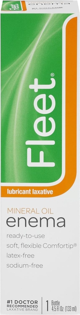 Flotila Laxative Mineral Oil Enema pro zácpu, 4.5 Fl Oz (balení po 12)