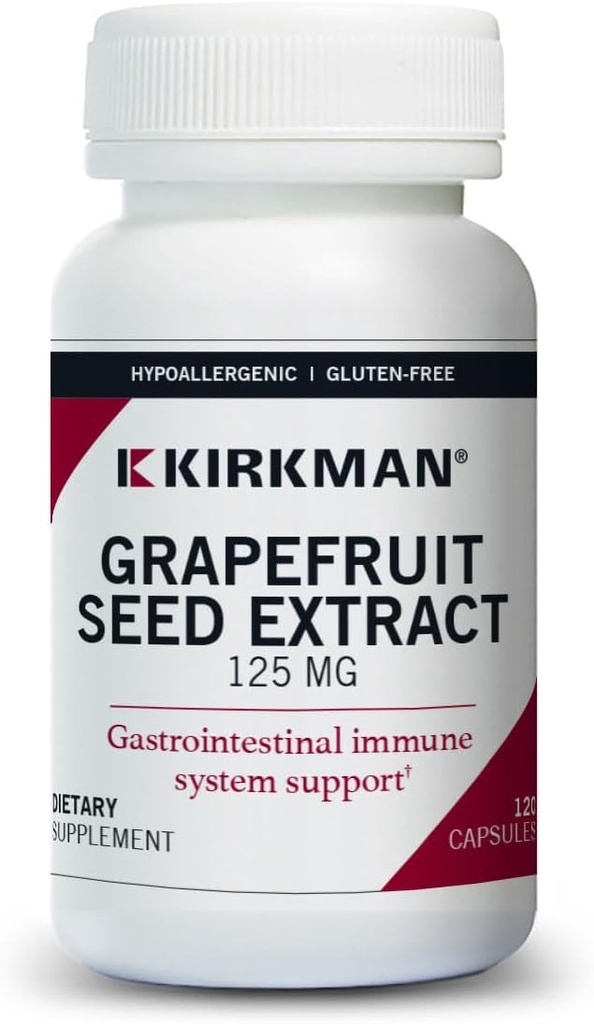 Grapefruitová semena Extrakt 125 mg Kapsle - Hypoalergenní, 120