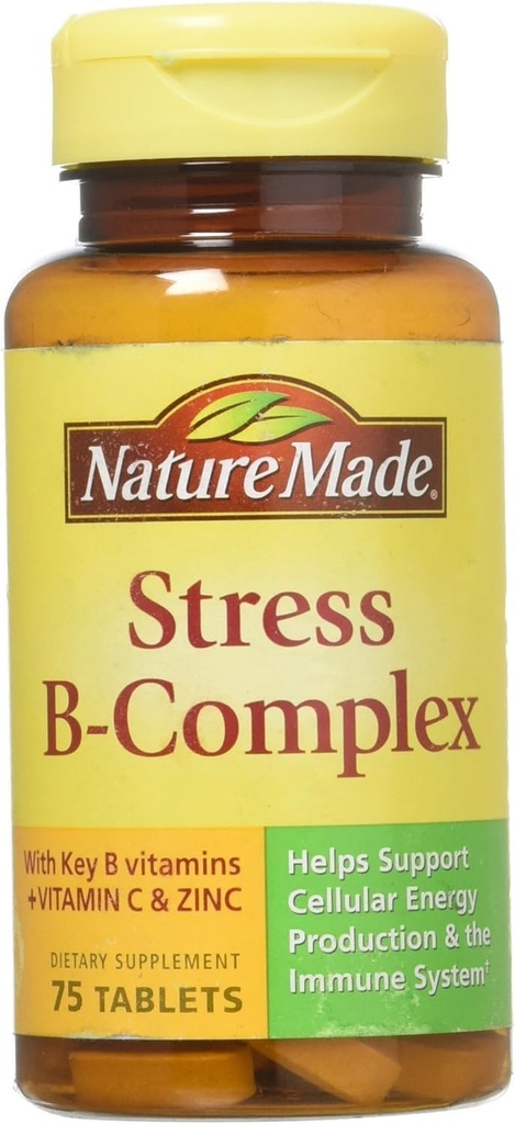 Nature Made Stress B Complex s velikostí zinku 75ct (balení po 2) 150 ct Celkem