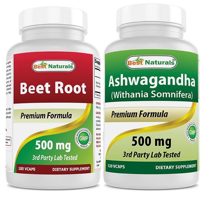 Řepa kořenová prášek 500 Mg & Ashwagandha Extract 500 Mg