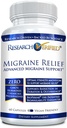 Výzkum ověřený Migréna Relief - Dual Action Dodatek - Snížit závažnost a trvání, Balance Hormony - s Ginger a Ginko Biloba - 60 Kapsle - 60 Kapsle - 1 měsíc Dodávka