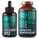 WILD FUEL Appetit Conpressant for Weight Loss and Vegan B12 Liquid Bundle