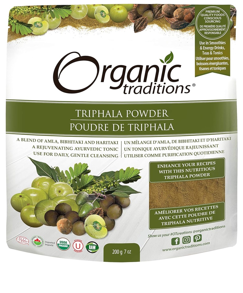 Organické tradice Organic Powder, Triphala, 7 Ounce
