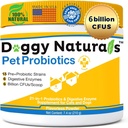 Probiotika pro psy a kočky - Max- Strength with 15 Strains Pre & Probiotics Digestive Health, Increase & Made Real Gut Flora (Made in USA) 7.4 Oz (6 miliard CFU per Scoop)
