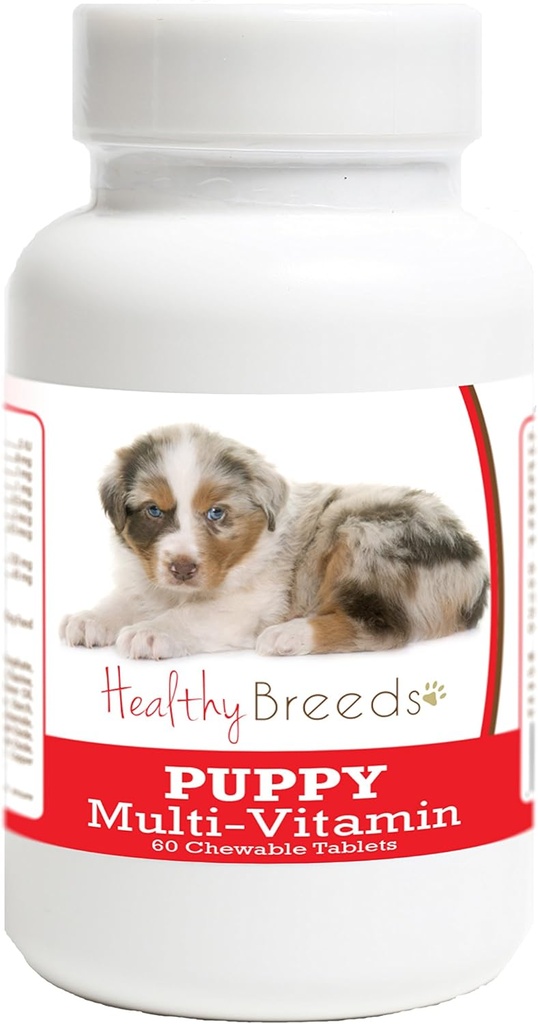 Zdravá plemena Australian Shepherd Puppy Dog Multivitamin Tablet 60 Počet