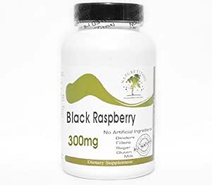 Černý Malina 300mg ~ 90 Kapsle - Žádné přísady ~ Naturetition doplňky