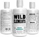Wild Elements Gut Support Fulvic Acid Mineral Blend Odvozené od starověkých rostlin Vklady, Vyléčení Gut Lining, Zlepšit kódování a imunitu, 70 + Minerály, Všechny přírodní, 32 oz